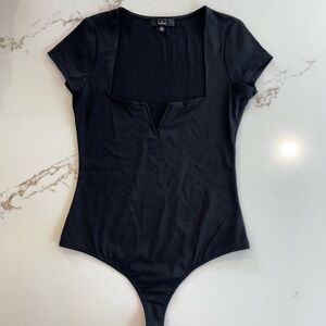 Lulus Black Bodysuit